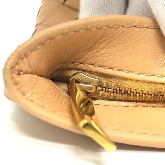 BOTTEGA VENETA 652001 Intrecciato Mini The Twist Handbag Beige/GoldHardware - Picture 3 of 11